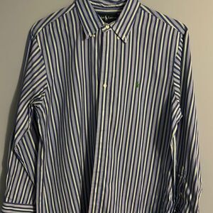 Ralph Lauren Custom Fit Button Down Dress Shirt 17 34/35